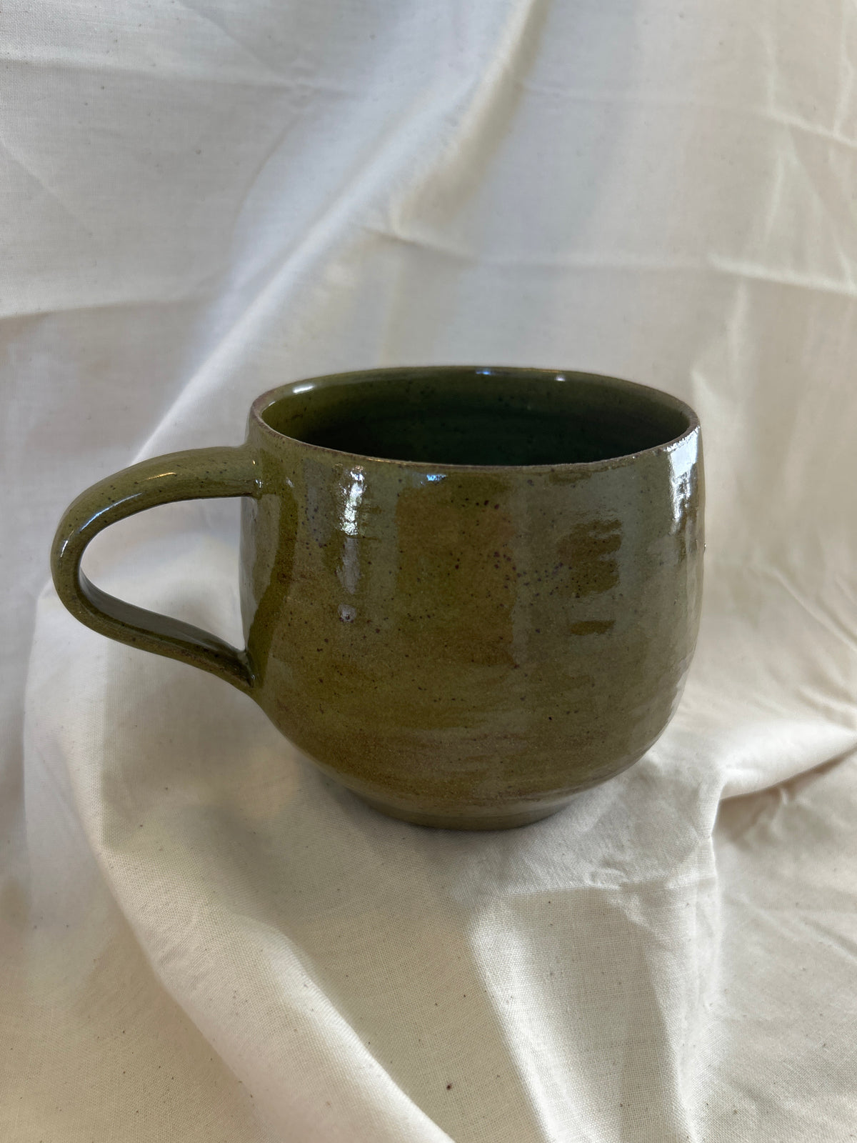 Olive green mug