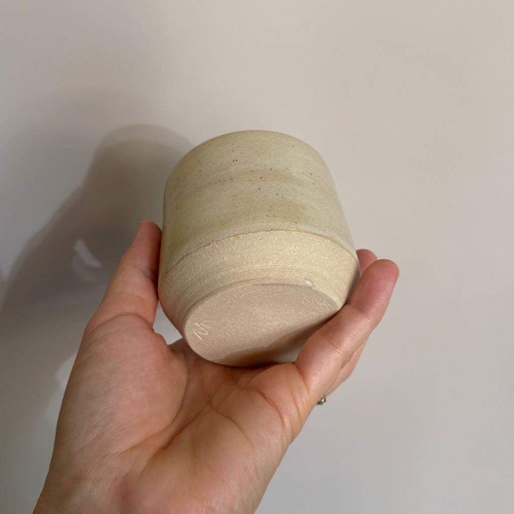 Cream Cappuccino Tumbler
