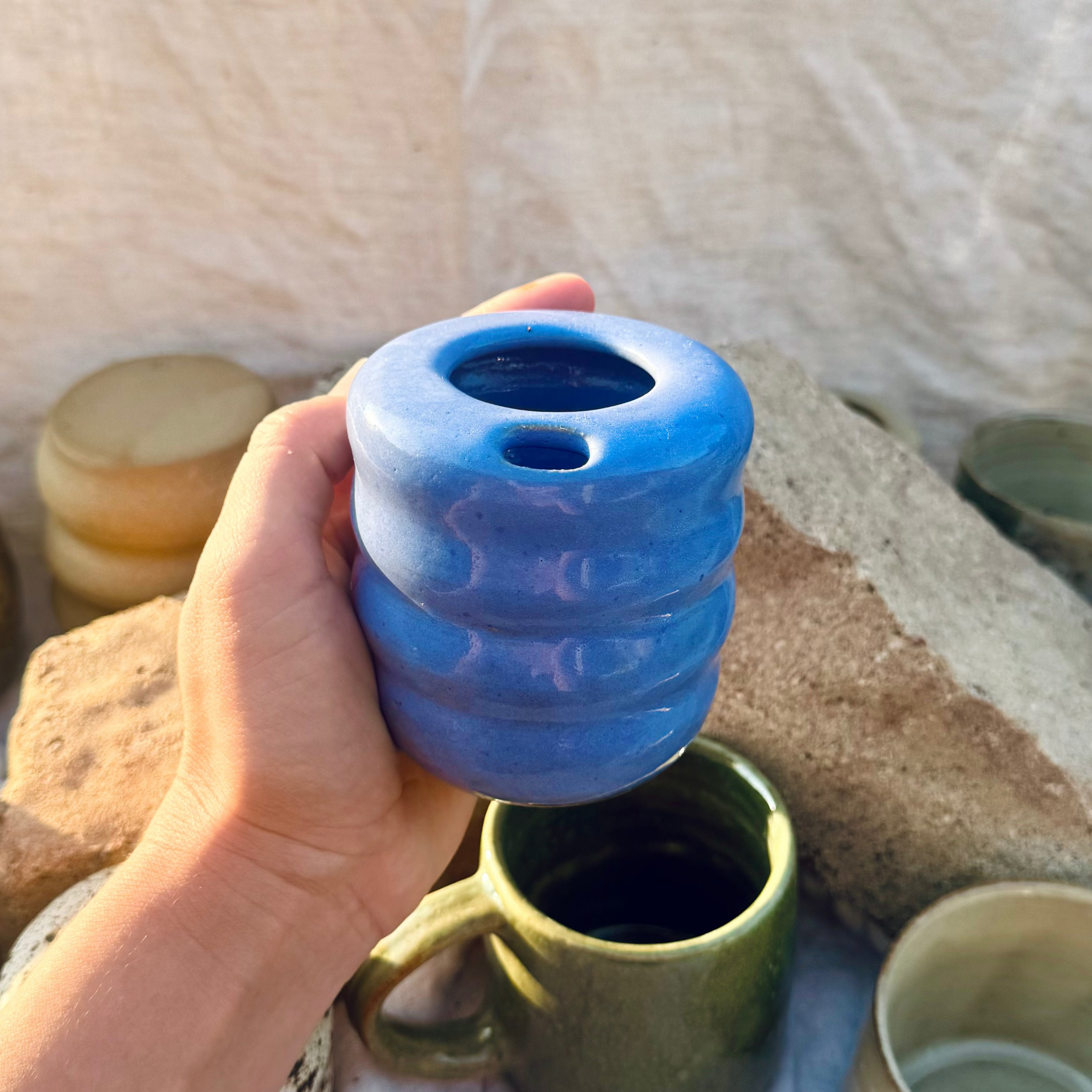 Blue Travel Mug